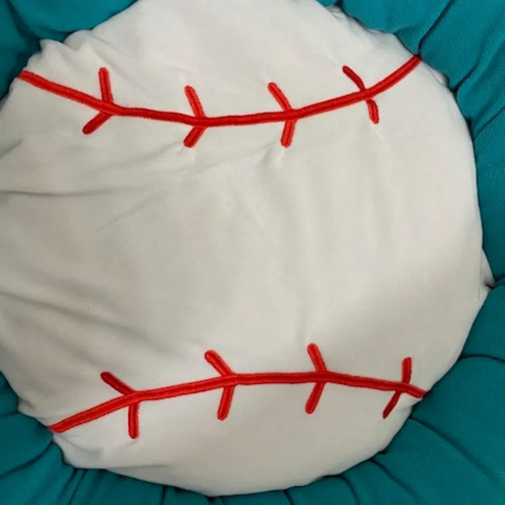 PAWSITIVELY FUN Baseball*PET*Bed ^22in x 3.15in